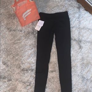Fabletics high wasted seamless rib leggings